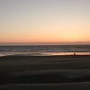 sunset on oregon beach